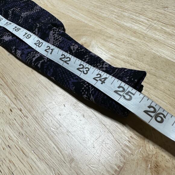 Lululemon Align Pant II 25" Rip Wave Purple Thunder Black Women's Size 4 EUC - Picture 8 of 8